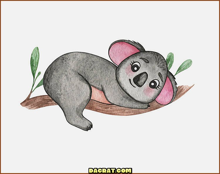 Dibujo De Koala Fácil