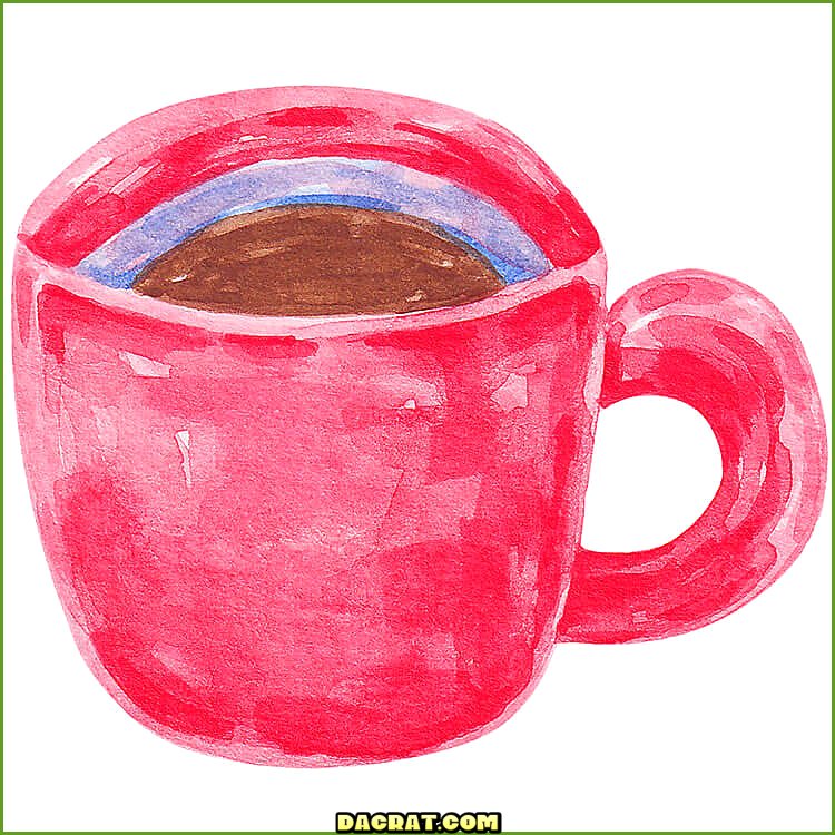 Dibujo de chocolate caliente