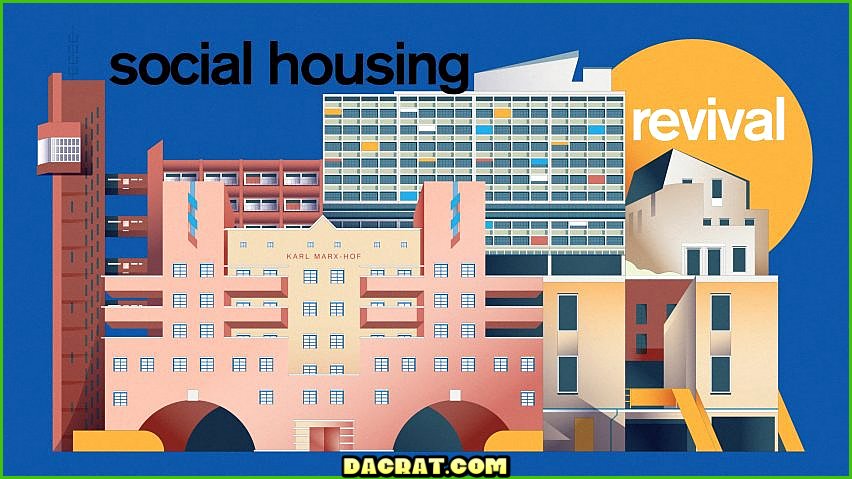 Ilustración del renacimiento de la vivienda social por Jack Bedford