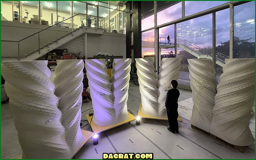 Columnas de hormigón en forma de Y en ETH Zurich