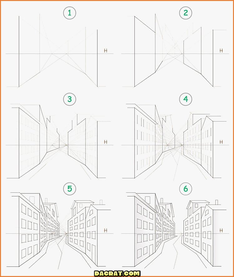 Cómo dibujar edificios