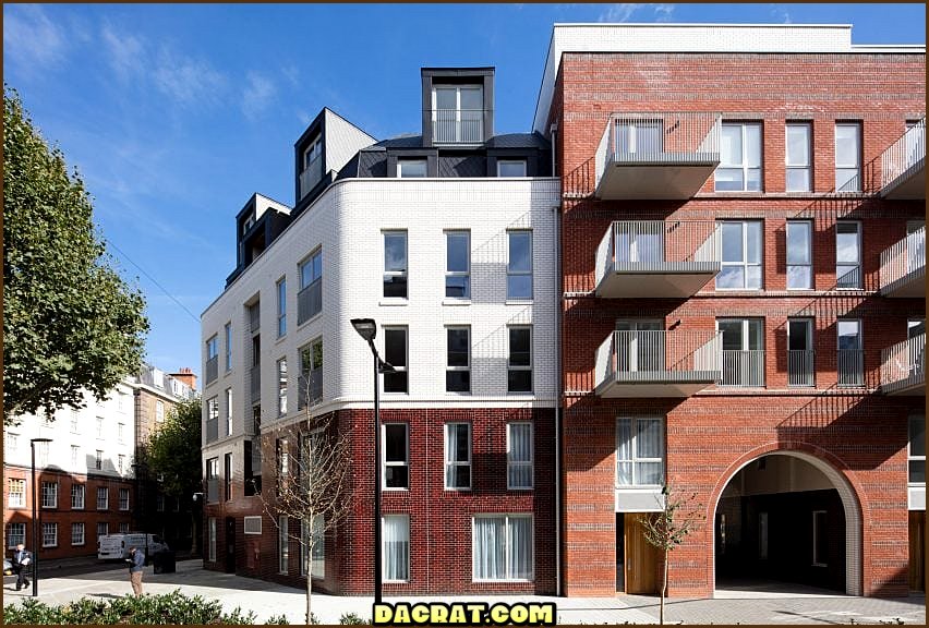 Vista de la calle Bourne Estate en Camden