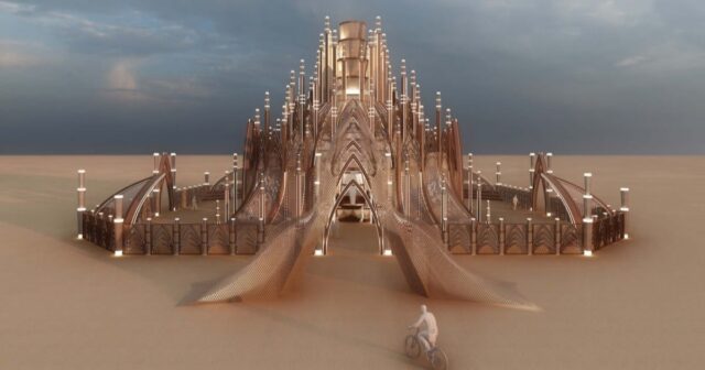 Se revela el diseño del templo de Burning Man 2024
