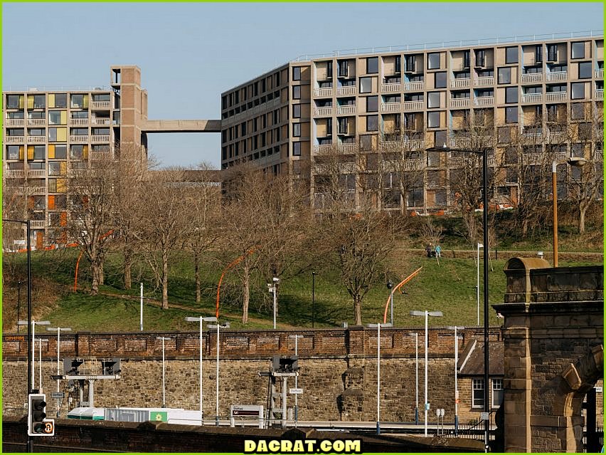 Exterior de la Fase 2 de Park Hill Estate en Sheffield